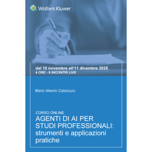 Corso Agenti di AI per studi professionali: strumenti e applicazioni pratiche