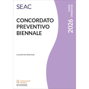 CONCORDATO PREVENTIVO BIENNALE 2026