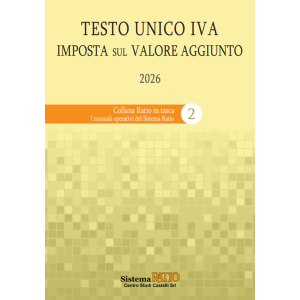 TESTO UNICO IVA 2026 Imposta sul valore aggiunto