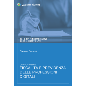 Corso Fiscalità e previdenza delle professioni digitali