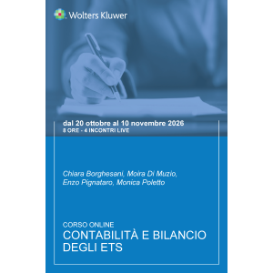 Corso Contabilità e bilancio degli ETS