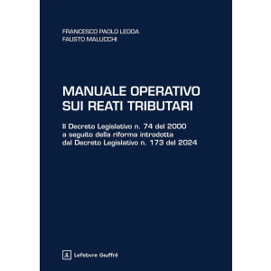 MANUALE OPERATIVO SUI REATI TRIBUTARI